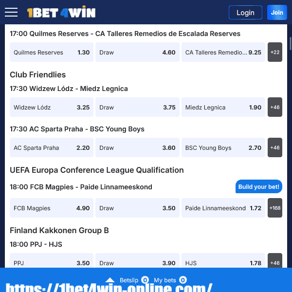 Tutti i Giochi Casinò 1Bet4Win